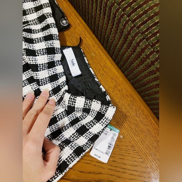 Twik houndstooth lined skirt - Picture 2 of 3